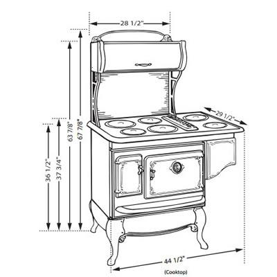 Elmira Stove Works Ranges Dual Fuel 1875-C-XA-LP IMAGE 3