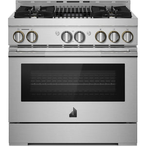 JennAir 36-inch Freestanding Gas Range with JennAir® Culinary Center JGRP636HL IMAGE 1