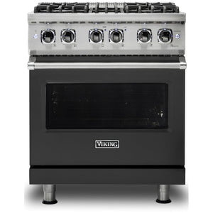 Viking 30-inch Freestanding Dual-Fuel Range with VariSimmer™ CVDR530-4BCSLP IMAGE 1