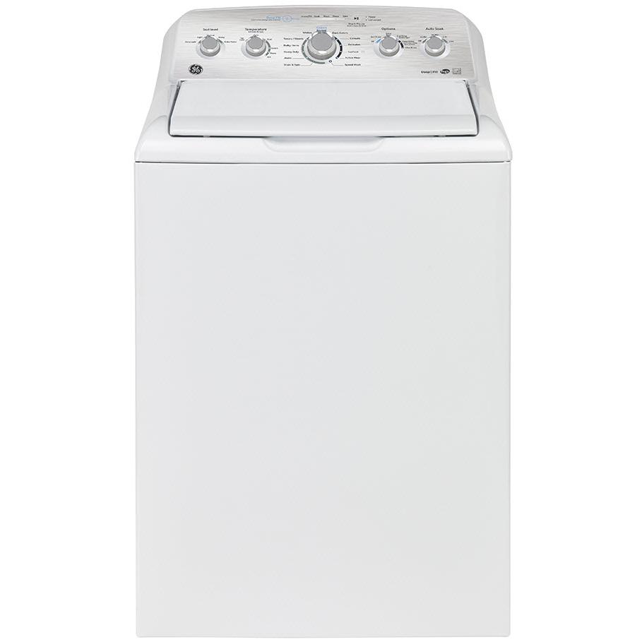 GTW490BMRWS GE 4.9 cu.ft. Top Loading Washer with SaniFresh Cycle ...