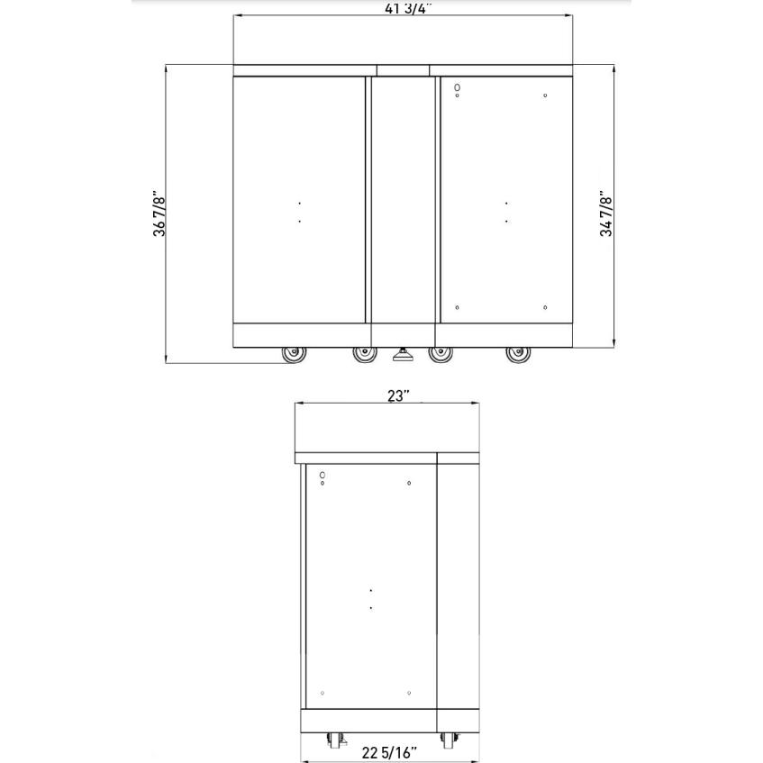 Mk06ss304 Thor Kitchen Outdoor Kitchen Stainless Steel Corner Cabinet 