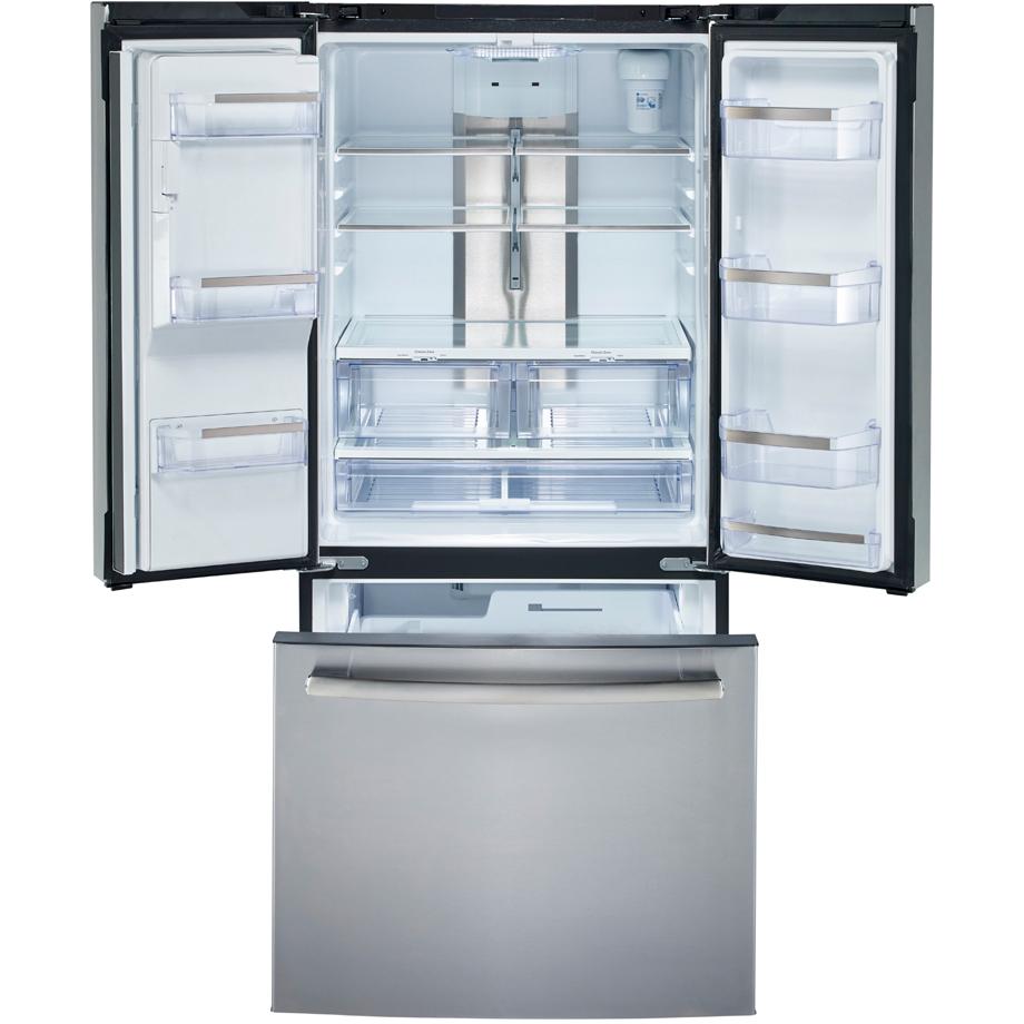 PFE24HYRKFS GE Profile 33-inch, 23.6 cu. ft. French 3-Door Refrigerator ...