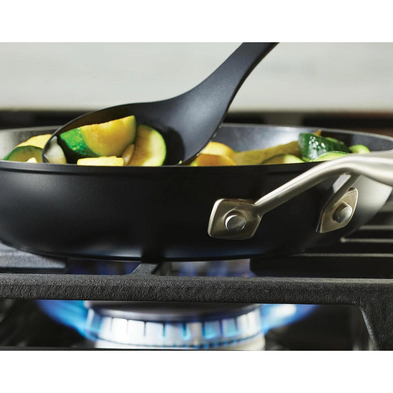 KitchenAid Hard-Anodized Induction Nonstick Frying Pan with Lid,  12.25-Inch, Matte Black