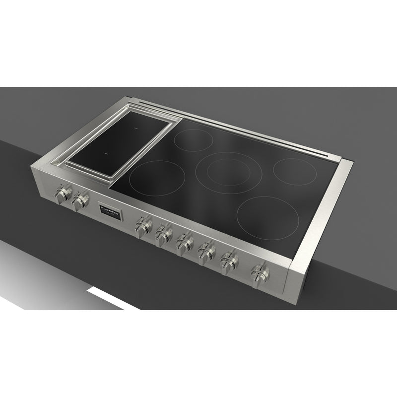 Fulgor Milano 48-inch Built-in Induction Rangetop with Griddle F6IRT485GS1 IMAGE 12