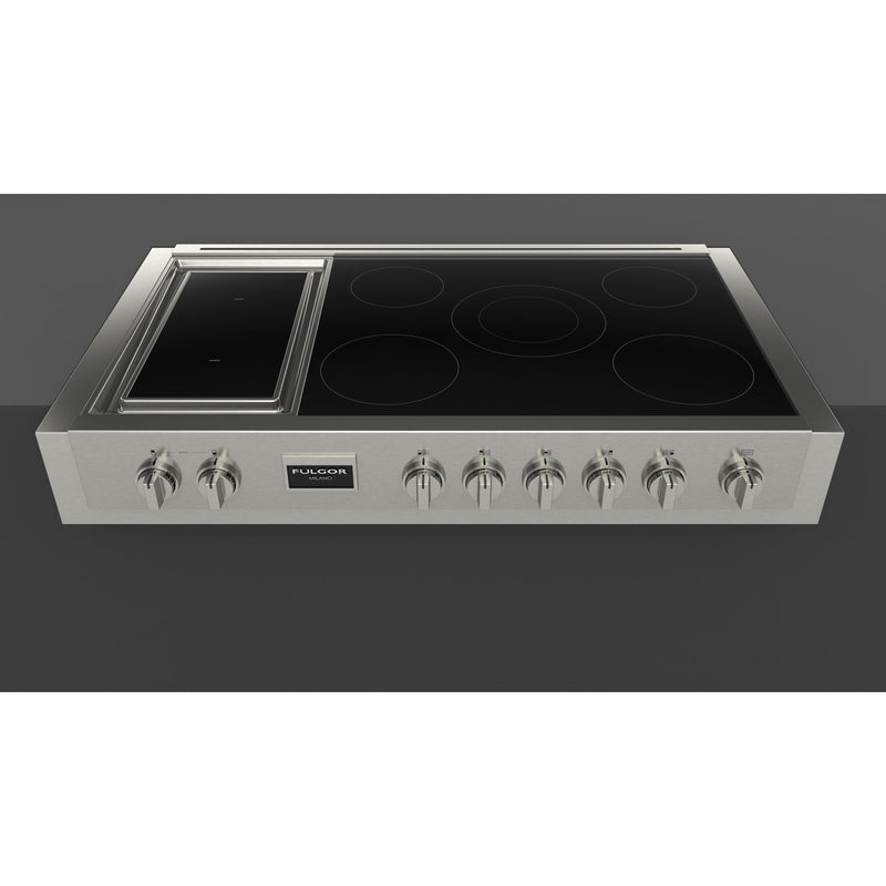 Fulgor Milano 48-inch Built-in Induction Rangetop with Griddle F6IRT485GS1 IMAGE 17