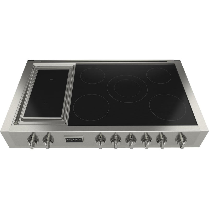 Fulgor Milano 48-inch Built-in Induction Rangetop with Griddle F6IRT485GS1 IMAGE 2